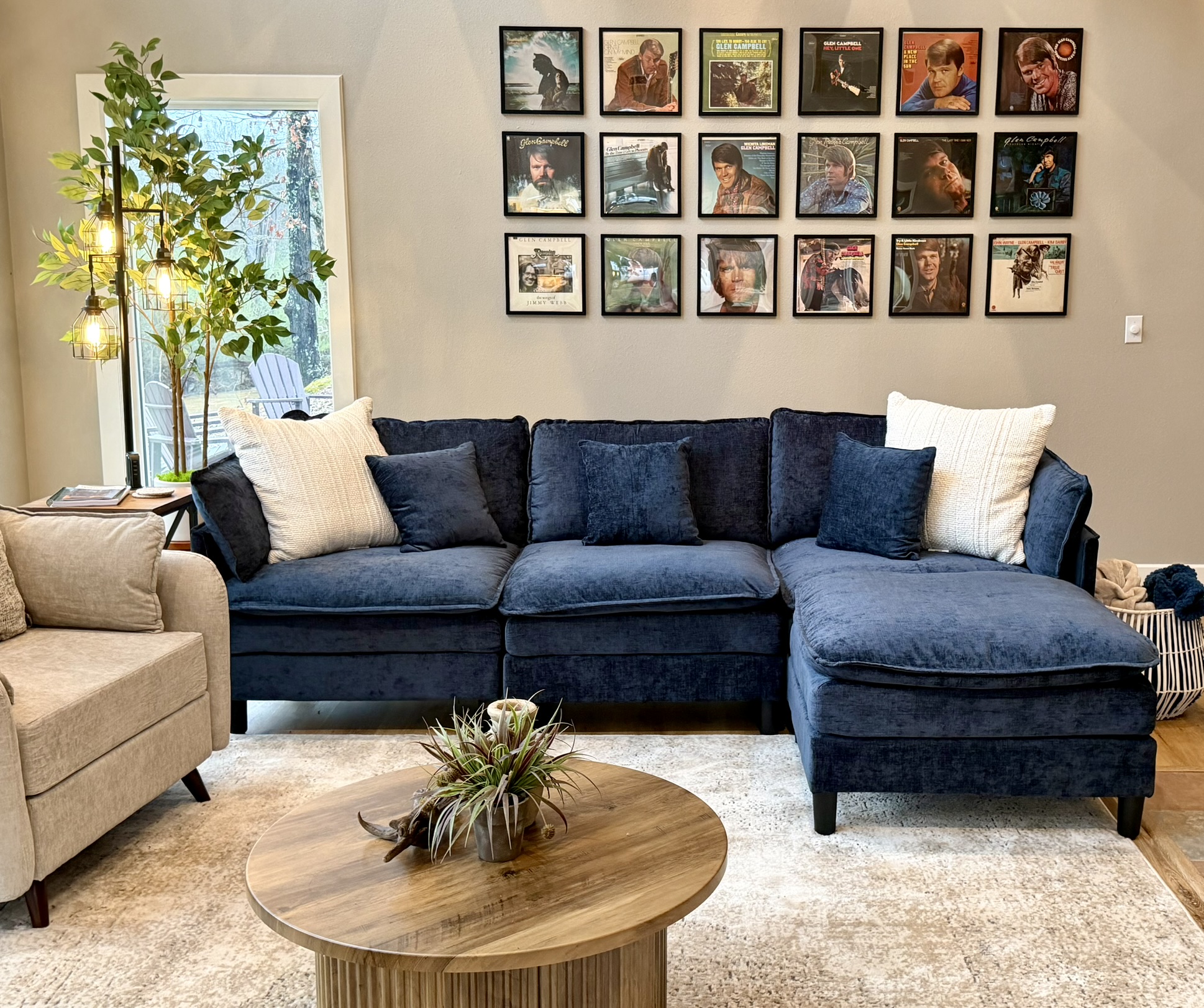 Southern Delight primary bedroom with king bed